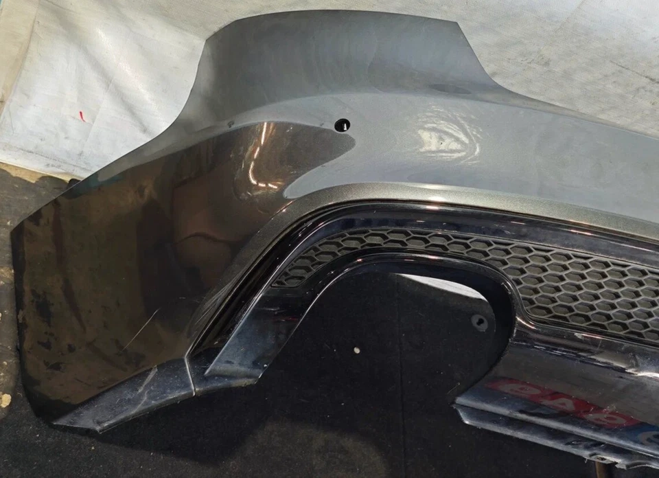 2013-2017 Audi A5 2.0T Sport F53 Rear Bumper Cover OEM 6Y/Z7S Daytona Gray Pearl - Image 2 of 4