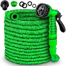 TRESKO&reg; Flexibler Gartenschlauch 30m Wasserschlauch dehnbarer Flexischlauch