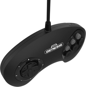 Authentic SEGA Genesis Wireless Controller - Embracing Retro Gaming in Black