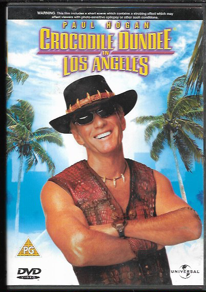 CROCODILE DUNDEE IN LOS ANGELES GENUINE R2 DVD PAUL HOGAN LINDA KOZLOWSKI