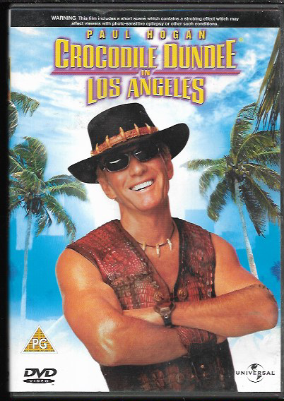 CROCODILE DUNDEE IN LOS ANGELES GENUINE R2 DVD PAUL HOGAN LINDA KOZLOWSKI