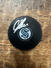 Chandler Stephenson Signed Seattle Kraken Puck JSA Coa Autographed