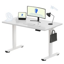 FLEXISPOT HOME OFFICE HEIGHT ADJUSTABLE STANDING DESK 48" X 24" EN1W48 - WHITE