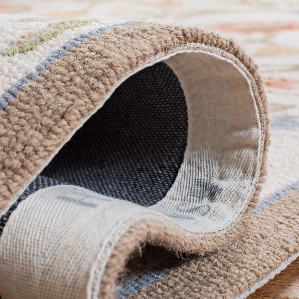 Alfombra Chelsea Collection - 3' redonda, marfil, enganchada a mano French Country Woo... Foto 4 de 4