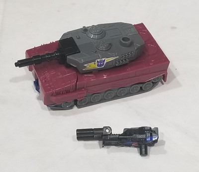   ORIGINAL G1 QUAKE w/ Heater Targetmaster + Tank Turret TRANSFORMERS AUTHENTIC