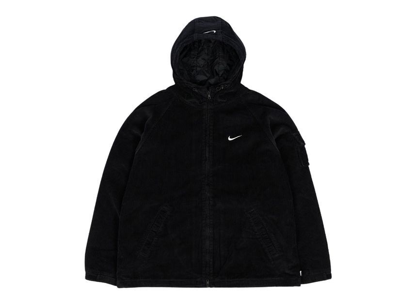 Supreme Nike Arc Corduroy Hooded Jacket Black | eBay Supreme Nike Arc Corduroy Hooded Jacket Black | eBay