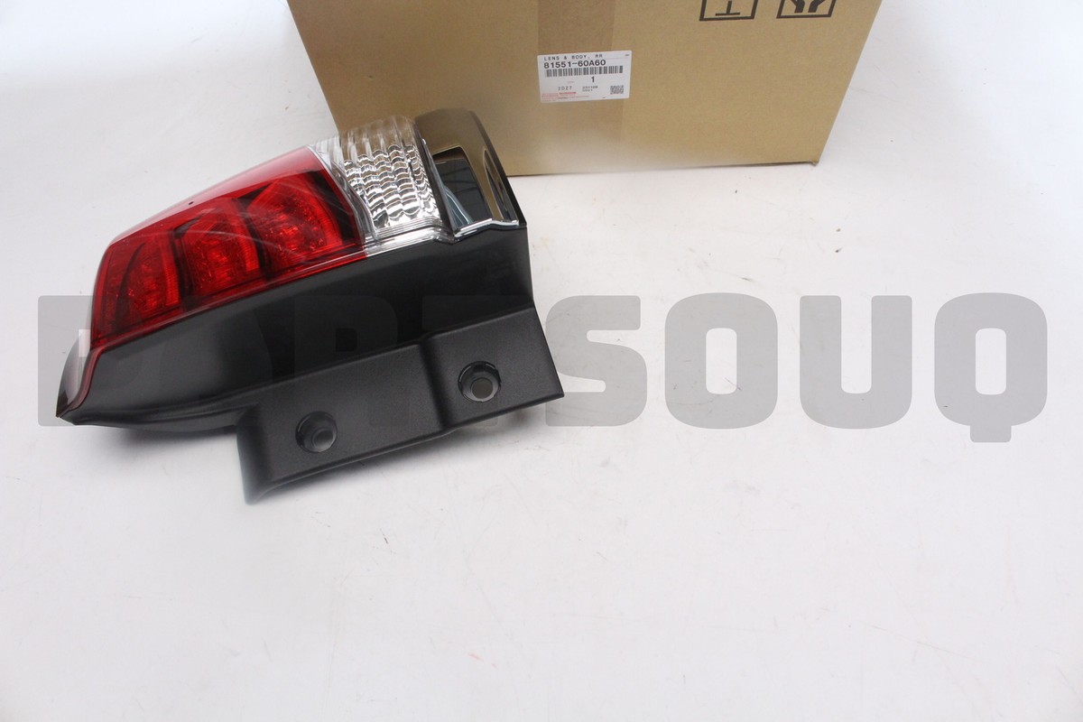 8155160A60 Genuine Toyota LENS & BODY, REAR COMBINATION LAMP, RH