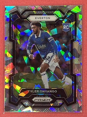 2023-24 Panini Prizm Premier #260 TYLER OYANGO LASER PRIZM EVERTON NM or Better