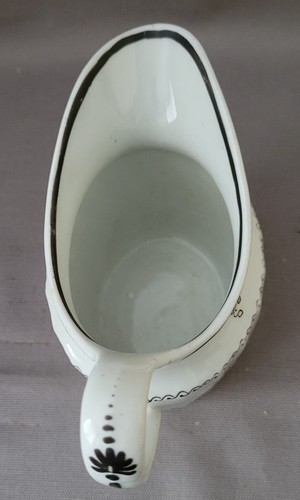 NEW HALL SPIRAL FLUTED PATTERN 367 CREAMER C1795-1800 PAT PRELLER COLLECTION - Picture 5 of 6