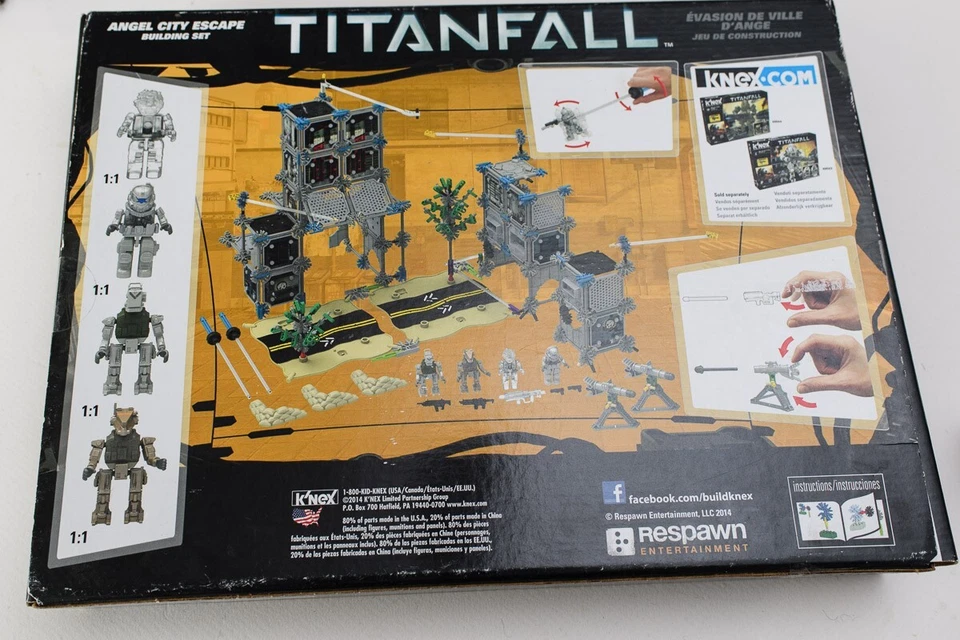 K'nex Titanfall Angel City Escape Build Set For Replacement Pieces Incomplete - Image 2 of 4