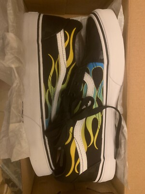 VANS GLOW FLAME VN0A4UHZESY Juniors Size 4.5 Women 6