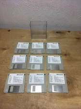 VTG Microsoft Excel For Windows on(9 )3.5" Floppy Disks 1993 Software 28555#b-33
