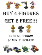 Skylanders SuperChargers Figures Buy 4 Get 2 Free - $6 Minimum Purchase