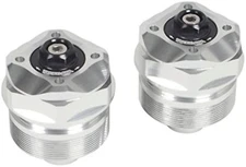 Takegawa Front fork top bolt Silver body / Black cap GROM (JC61-130 ~) MSX125SF