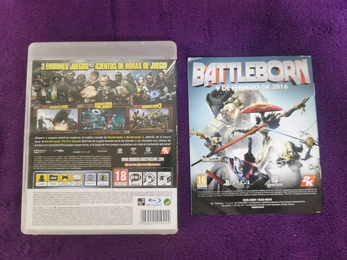 BORDERLANDS TRIPLE PACK Pal Esp Buen PlayStation Ps3