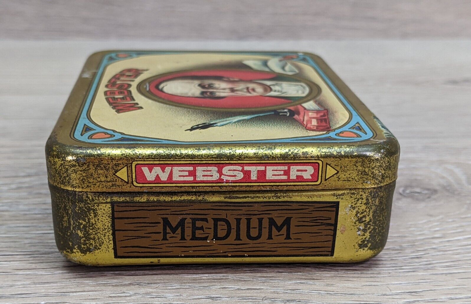 Vintage WEBSTER Savory Cigar Co Tin Can Tobacco 10 Cent eBay