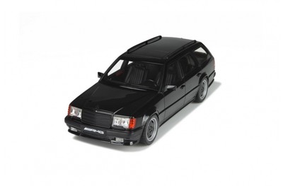 OTTO MOBILE 1988 Mercedes Benz S124 300TE AMG Black 1:18 LE