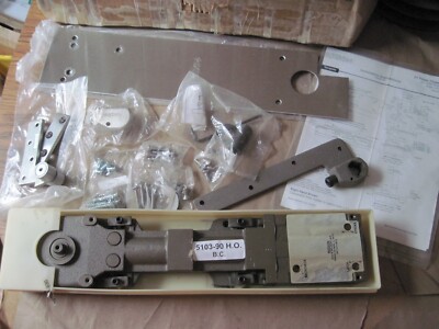 RIXSON 5103-90 H.O. LH Floor Door Closer, Concealed 3/4'' Offset, Stainless Cover