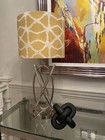 Lampshade In Avatar Ochre Fabric Mustard Abstract, Ceiling Or Lamp Various Sizes