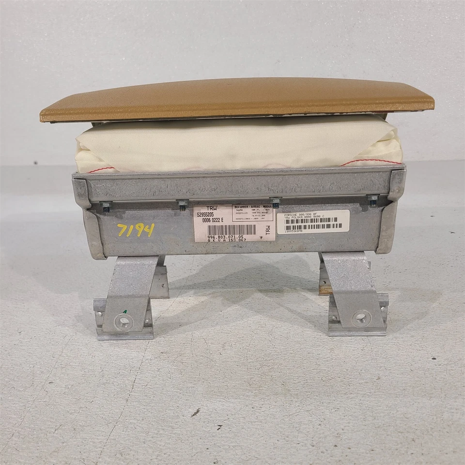 97-98 Porsche Boxster 986 Passenger Dashboard Dash Airbag Air Bag Aa7194 - Image 4 of 4