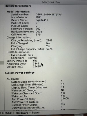 McBook Pro I5 4gb Ramm 150gb Ssd