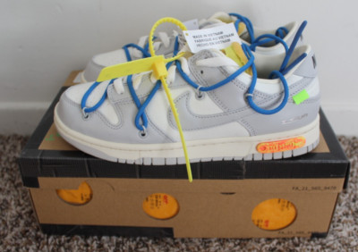 Nike Off-White x Dunk Low Lot 10 of 50 Size 7 Men's Virgil Abloh DS