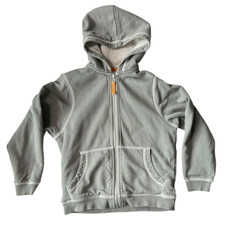 Hannah Andersson Boy  s Faux Shearling Hoodie , Sz 120 6-7 