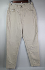 Vintage Lee High Wasted Beige Pants Tapered Size 12 Union Made