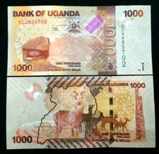 Uganda 1000 Shillings Banknote World Paper Money UNC Currency Bill Note