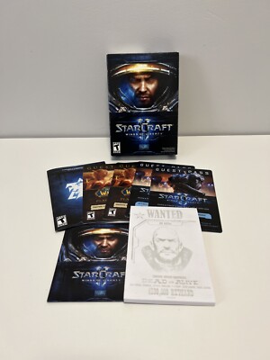 Starcraft II 2 Wings of Liberty 2010 Blizzard Apple Mac Windows PC Game UNTESTED