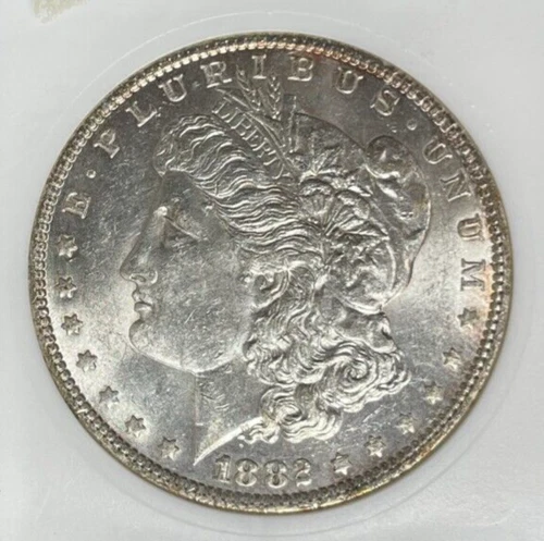 1882-O/S MORGAN SILVER DOLLAR~ANACS AU 58 VAM 5  "TOP 100" #265 SUPER NICE !