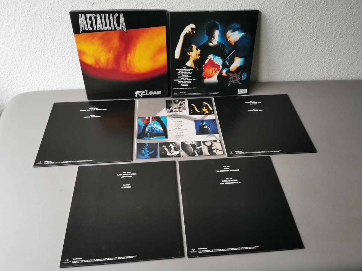 METALLICA limited edition Vinyl 4LP Box ReLoad (2010 Universal
