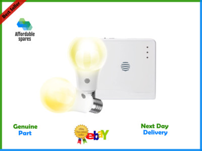 Hive Starter Kit - 1 Hive Hub und 2 x Hive Light E27 - funktioniert mit Amazon Alexa