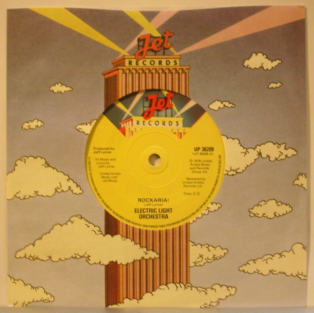 Electric Light Orchestra Rockaria / Poker 7" Vinyl 1976 EX Condition eBay