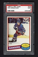 1980 OPC #248 RON GRESCHNER PSA 9 MINT