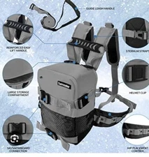 Turmaster Kids Ski &Snowboard Harness Trainer Backpack Gray Multi Use