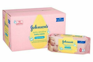 johnson's sensitive baby wipes