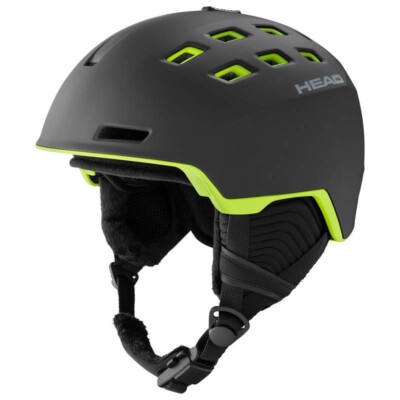 Head Skihelm REV Fb.Balck / Lime G.52/55 +mit Head - SOLAR FMR Brille G. L :NEU: