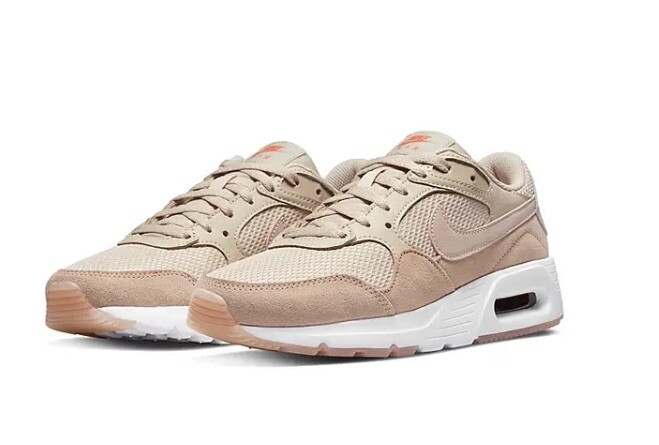 Ｙ2 Women's Nike Air Max SC Fossil Stone/Pink Oxford (CW4554 201