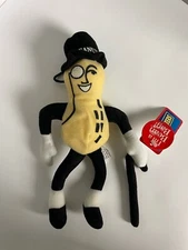 Planters Mr. Peanut Bean Bag Plush By Nabisco Vintage 10" New with Tags