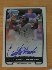 2012 Bowman Draft Chrome Draft Picks Auto Courtney Hawkins #BCA-CH Auto