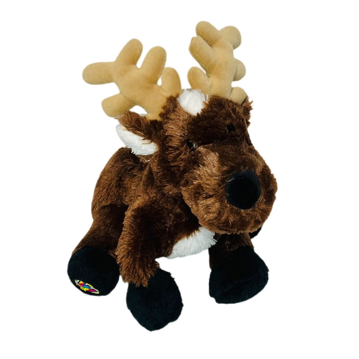 Ganz Webkinz Moose Reindeer Stuffed Animal Toy 9” Plush No Ganz Webkinz Moose Reindeer Stuffed Animal Toy 9” Plush No