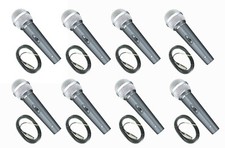 8x EMB Professional EMIC600 Dynamic Unidirectional Microphones