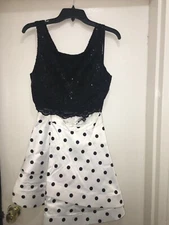 Two piece prom dress