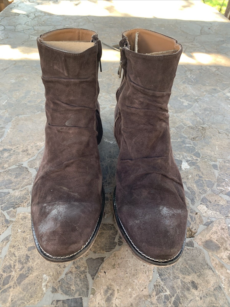 $698 John Varvatos Collection Morrison Sharpei Suede Boots  display picture 2