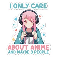 Care About Anime Vinyl Decal Sticker Indoor Outdoor 3 Sizes 9676 Care About Anime Vinyl Decal Sticker Indoor Outdoor 3 Sizes 9676