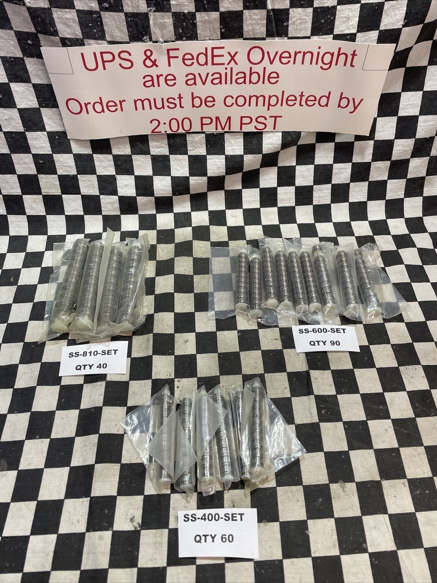 SS-400-SET （60）SS-810-SET（40）Swagelok SWAGELOK SS-810-SET, SS-600-SET, SS-400-SET, LOT OF 190 SET