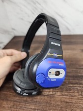 VINTAGE AIWA Cross Trainer Headphones AM/FM Radio HR-SP35 Tested