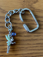 Disney Peter Pan " Tinker Bell in Flight " 3D Charm Keychain or Zipper Pull New