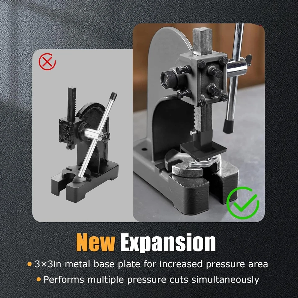 Acessório de prensa manual acessório pé compatível com prensa de mandril - Imagem 3 de 4